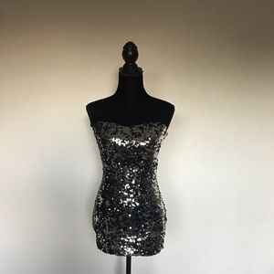 Frederick’s of Hollywood mini night out dress.